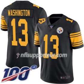 Maillot Homme Pittsburgh Steelers James Washington 13 Nike Noir 100th